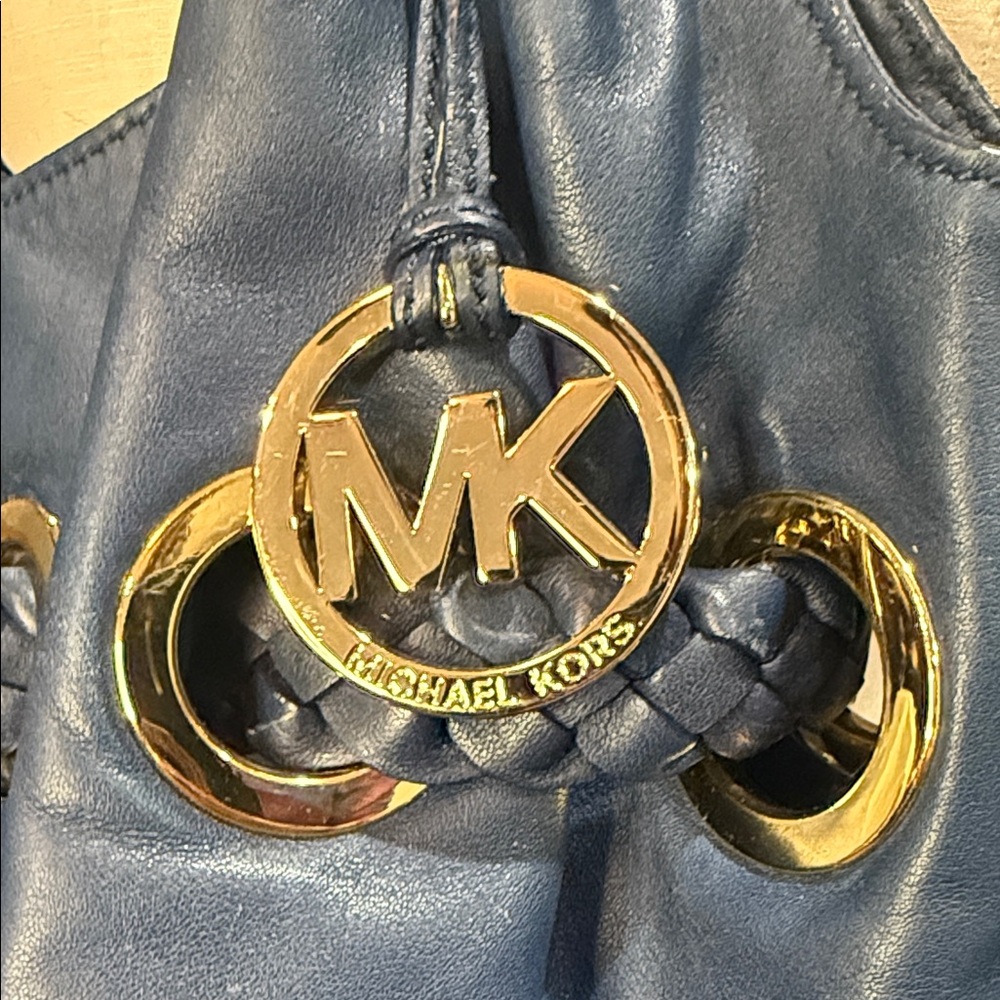 Michael Kors 'Braided Astor Grommet' large satchel - Picture 12 of 14